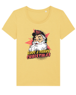 Have a funky Christmas Tricou mânecă scurtă guler larg fitted Damă Expresser