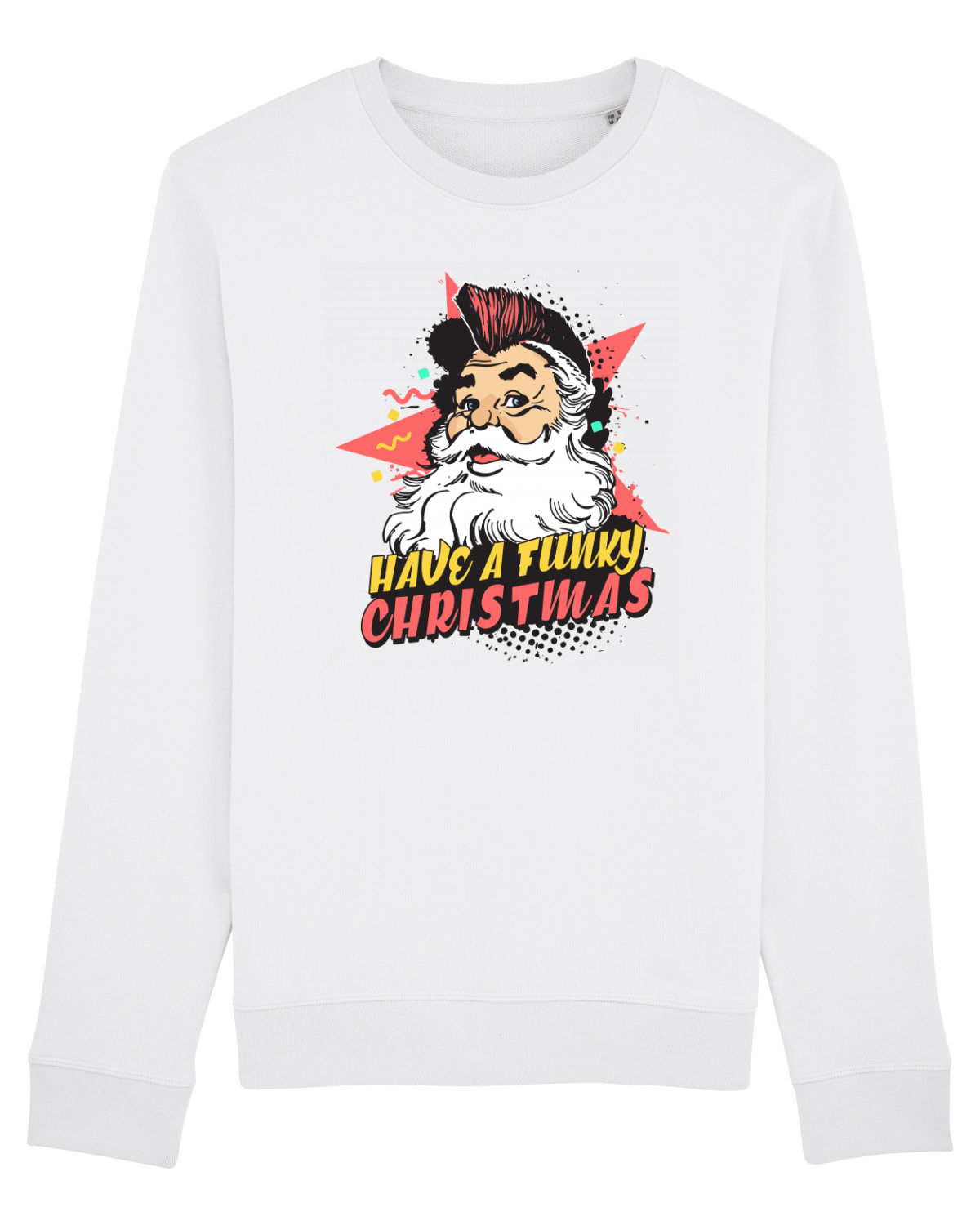 Bluză mânecă lungă Unisex Rise White
