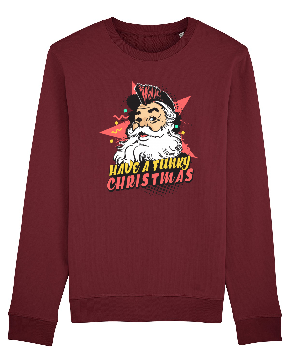Bluză mânecă lungă Unisex Rise Burgundy