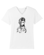 JINX portrait Tricou mânecă scurtă guler V Bărbat Presenter