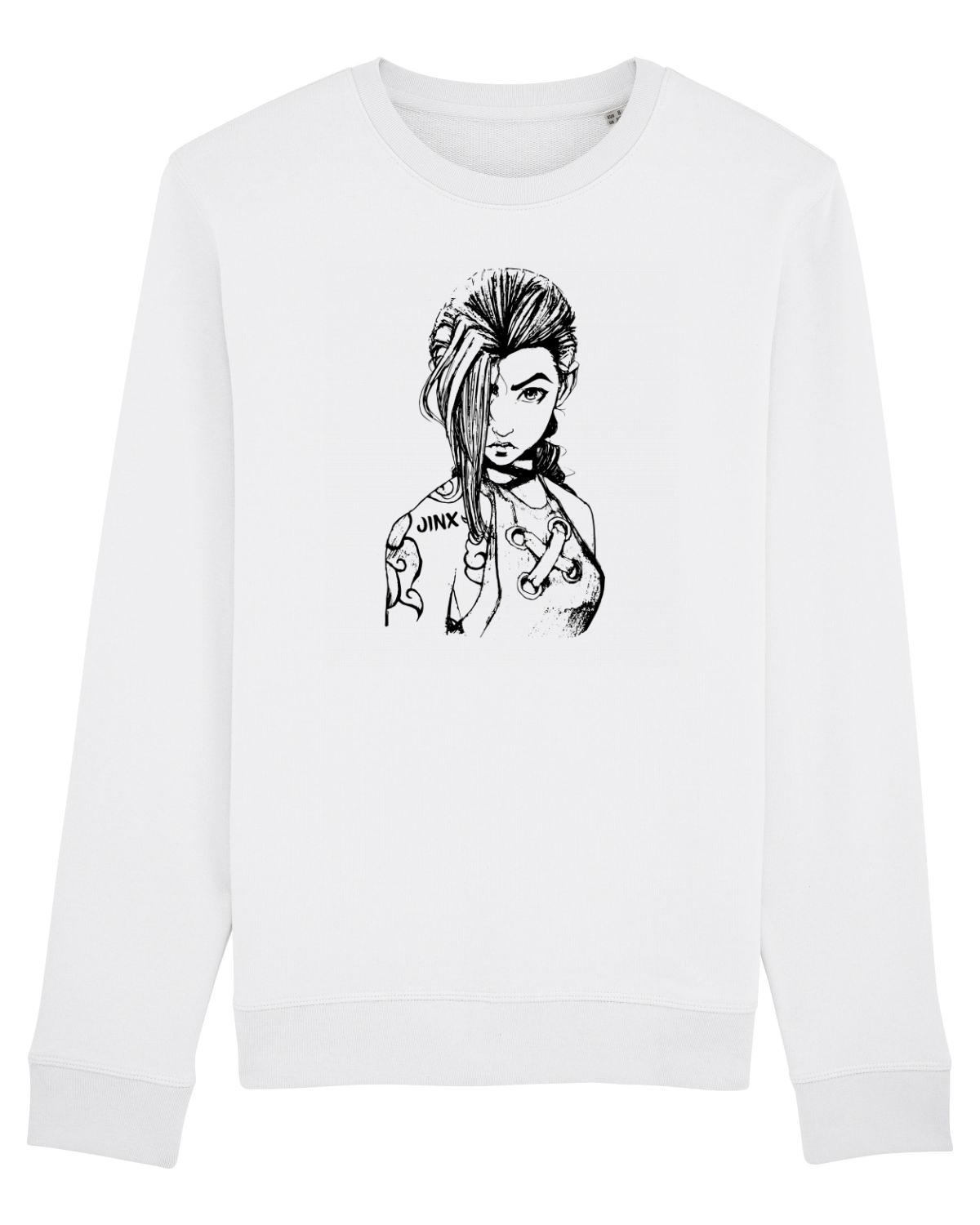 Bluză mânecă lungă Unisex Rise White