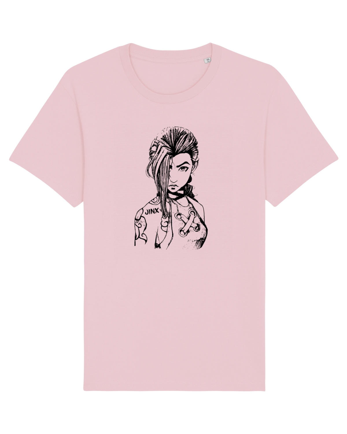 Tricou mânecă scurtă Unisex Rocker Cotton Pink