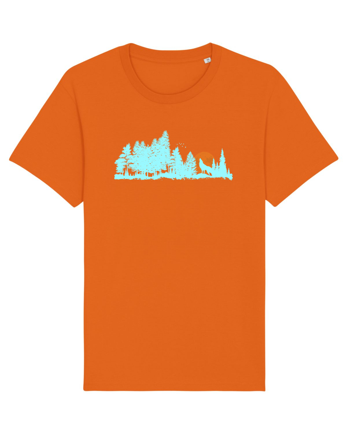 Tricou mânecă scurtă Unisex Rocker Bright Orange