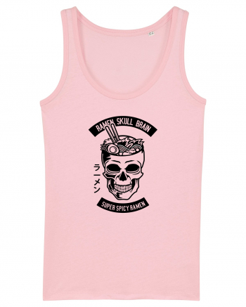 Ramen Skull Black Cotton Pink