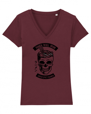 Ramen Skull Black Burgundy