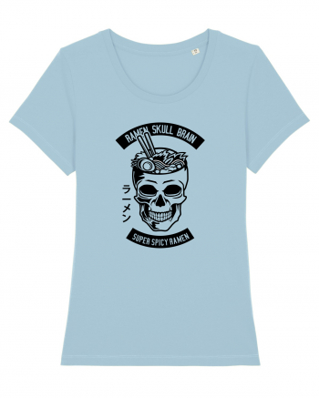 Ramen Skull Black Sky Blue