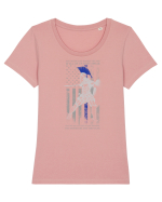 SPARTAN Tricou mânecă scurtă guler larg fitted Damă Expresser