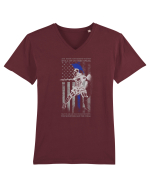 SPARTAN Tricou mânecă scurtă guler V Bărbat Presenter
