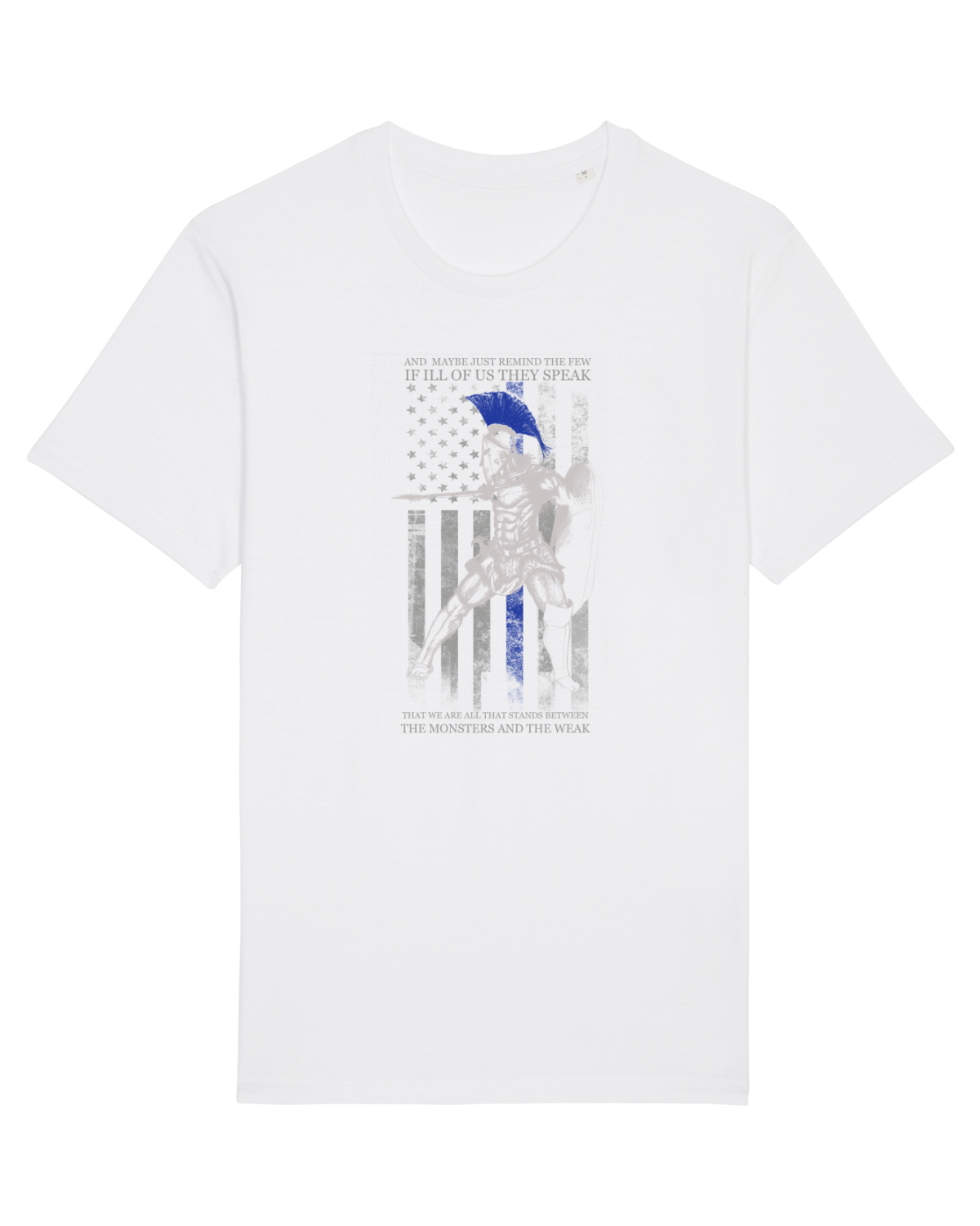 Tricou mânecă scurtă Unisex Rocker White
