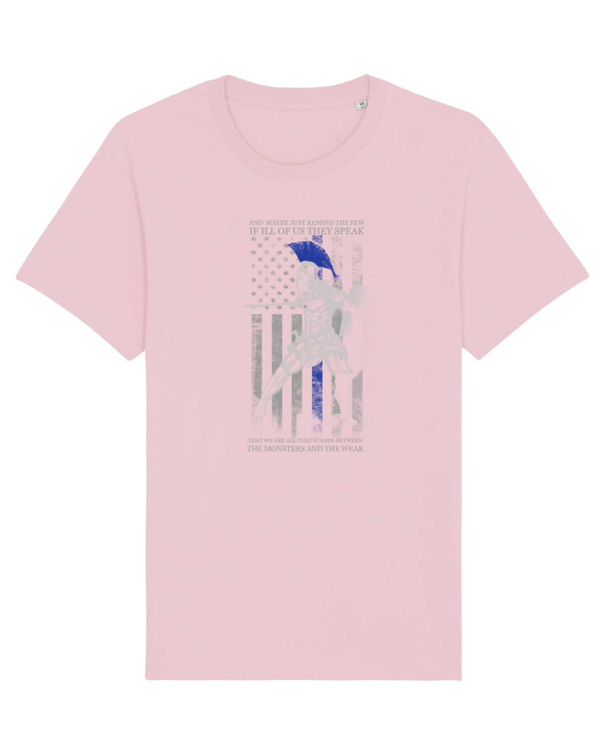 Tricou mânecă scurtă Unisex Rocker Cotton Pink