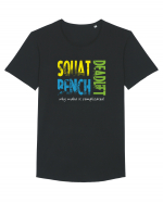 SQUAT Tricou mânecă scurtă guler larg Bărbat Skater