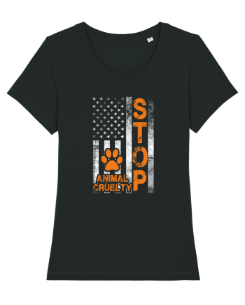 STOP ANIMAL CRUELTY Black