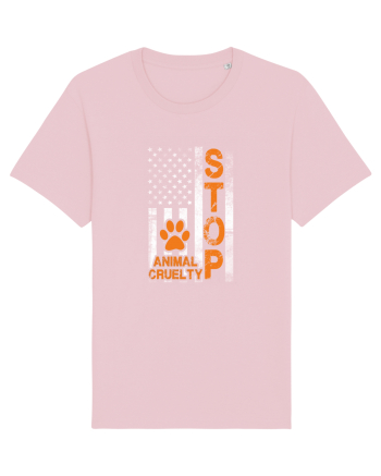 STOP ANIMAL CRUELTY Cotton Pink