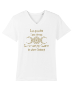 GODDESS Tricou mânecă scurtă guler V Bărbat Presenter