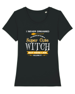 WITCH Tricou mânecă scurtă guler larg fitted Damă Expresser