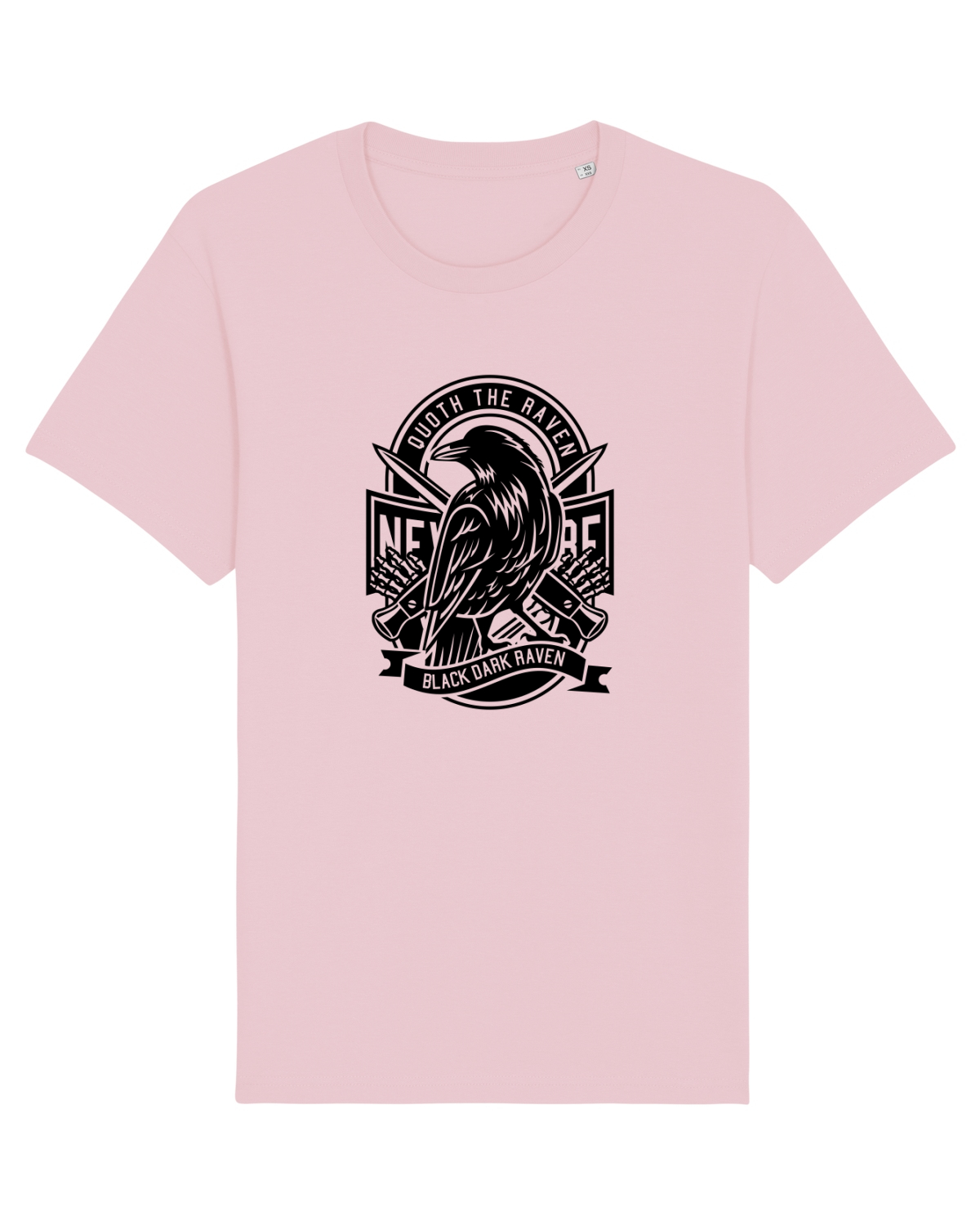 Tricou mânecă scurtă Unisex Rocker Cotton Pink