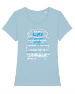 CAT Tricou mânecă scurtă guler larg fitted Damă Expresser