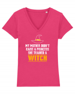 WITCH Tricou mânecă scurtă guler V Damă Evoker