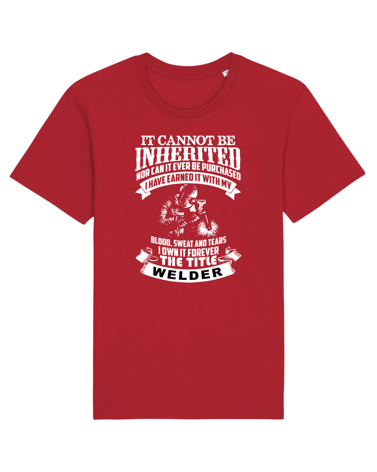 Tricou mânecă scurtă Unisex Rocker Red