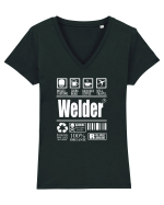 WELDER Tricou mânecă scurtă guler V Damă Evoker