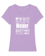 WELDER Tricou mânecă scurtă guler larg fitted Damă Expresser