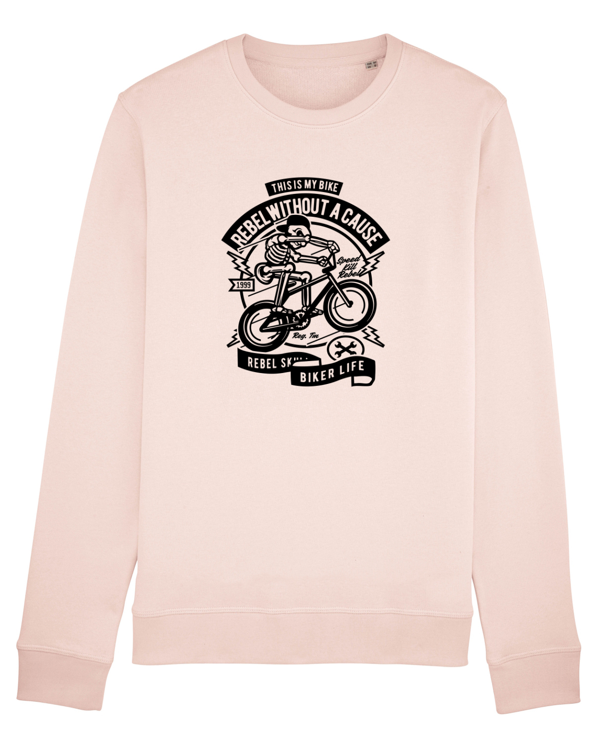 Bluză mânecă lungă Unisex Rise Candy Pink