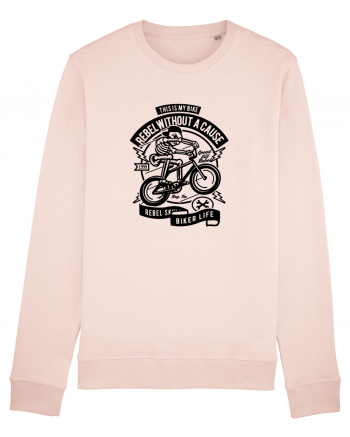 Rebel Biker Skeleton Black Candy Pink