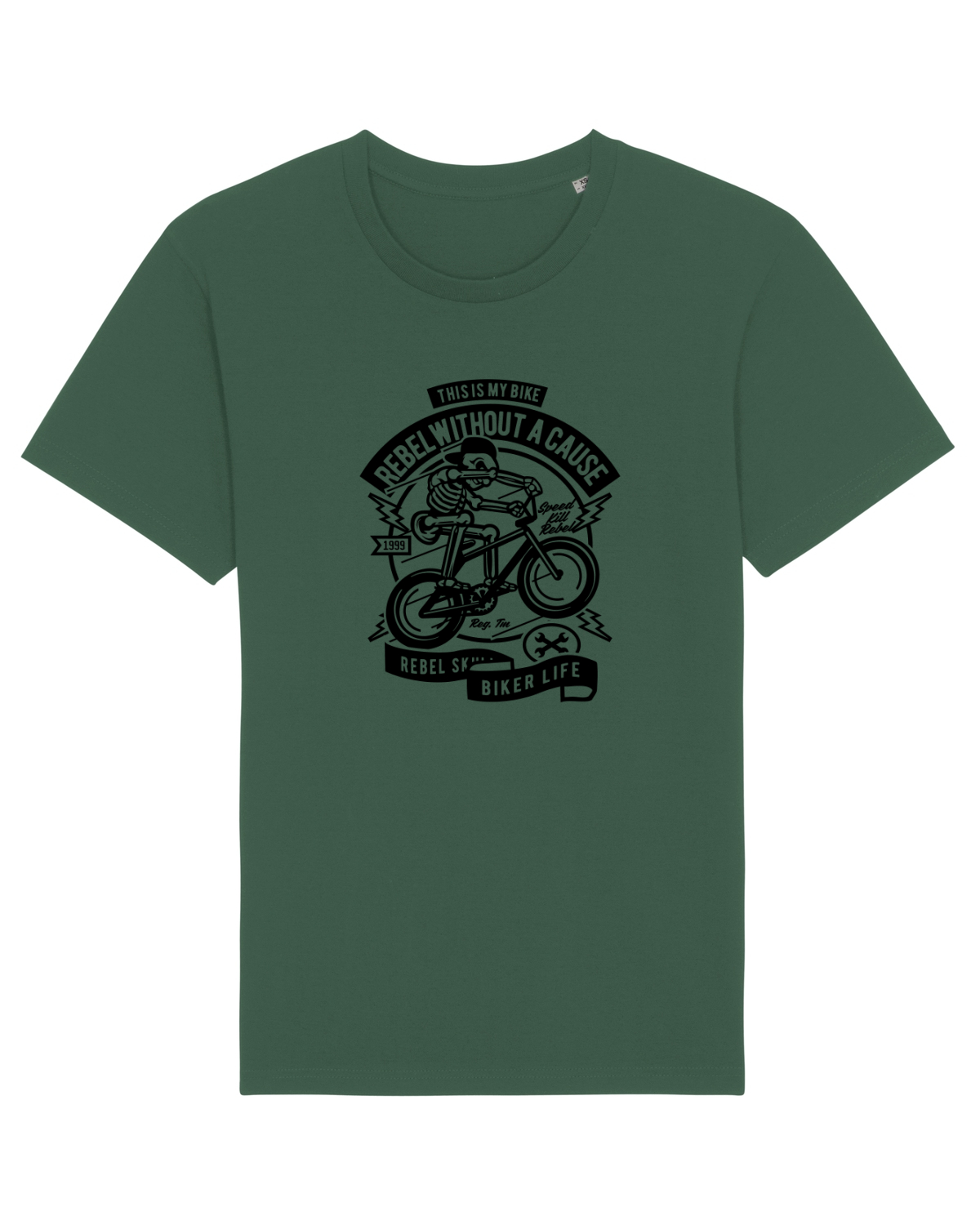 Tricou mânecă scurtă Unisex Rocker Bottle Green