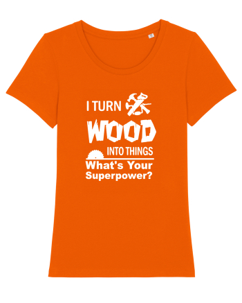WOOD Bright Orange