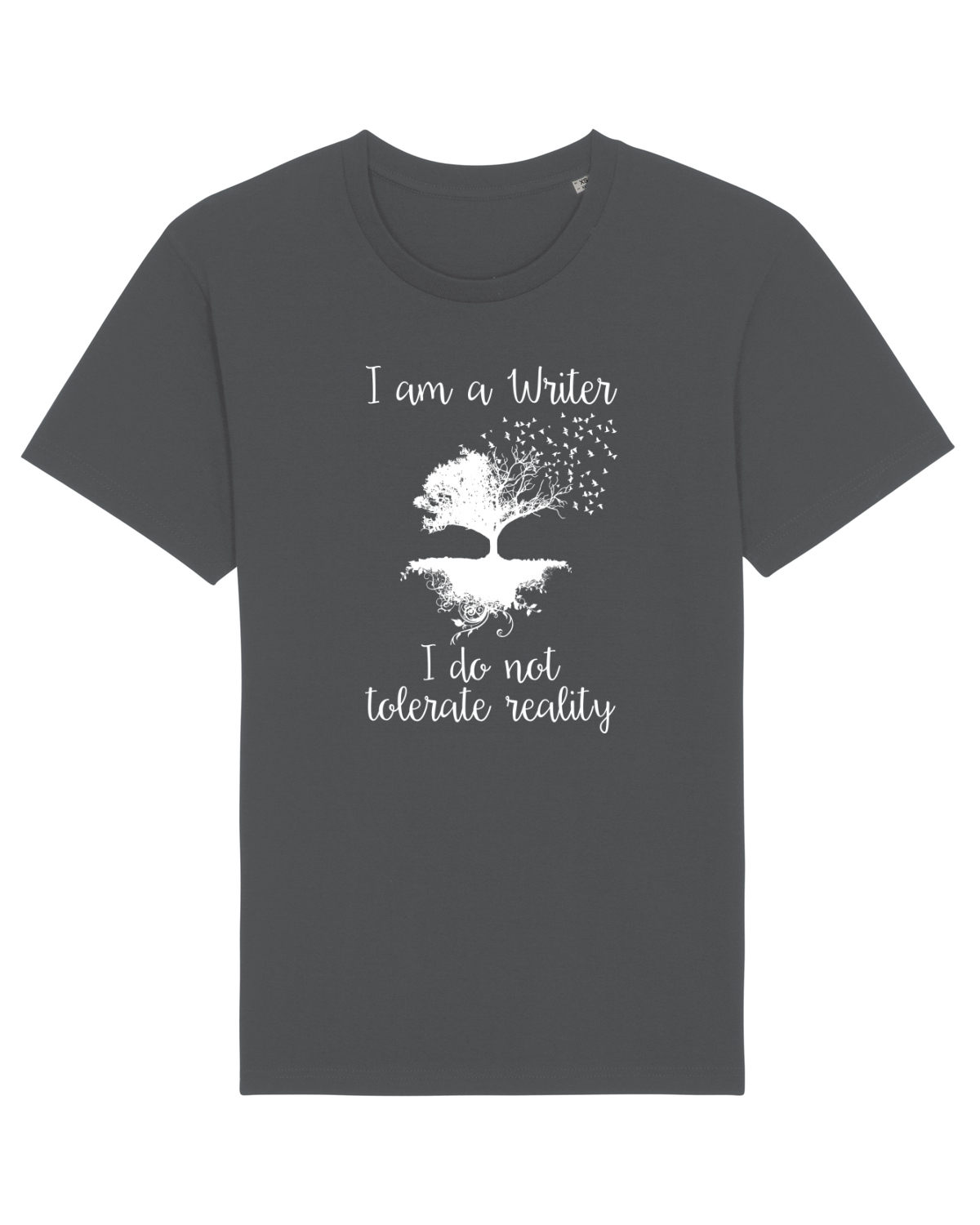 Tricou mânecă scurtă Unisex Rocker Anthracite