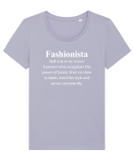 FASHIONISTA Tricou mânecă scurtă guler larg fitted Damă Expresser
