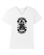 Vendetta Biker Black Tricou mânecă scurtă guler V Bărbat Presenter
