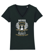 ASISTENTA Tricou mânecă scurtă guler V Damă Evoker