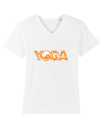 YOGA Tricou mânecă scurtă guler V Bărbat Presenter