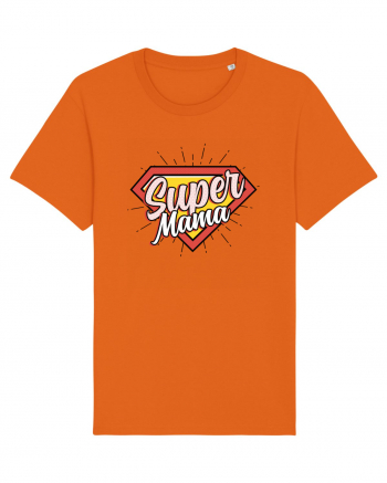 Familia de super eroi - Super mama Bright Orange