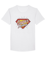 Familia de super eroi - Super mama Tricou mânecă scurtă guler larg Bărbat Skater