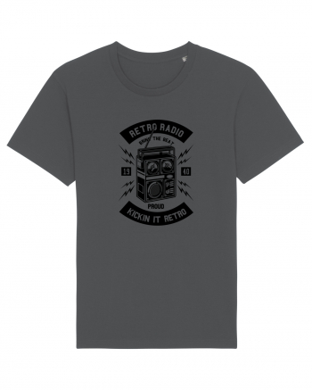 Retro Radio Black Anthracite