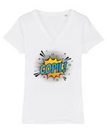 Familia de super eroi - Copil Tricou mânecă scurtă guler V Damă Evoker