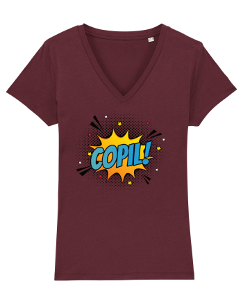 Familia de super eroi - Copil Burgundy