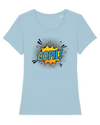 Familia de super eroi - Copil Sky Blue