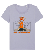 Umbla vorba prin sat Tricou mânecă scurtă guler larg fitted Damă Expresser