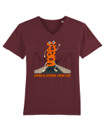 Umbla vorba prin sat Tricou mânecă scurtă guler V Bărbat Presenter