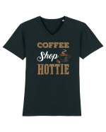 COFFEE Tricou mânecă scurtă guler V Bărbat Presenter