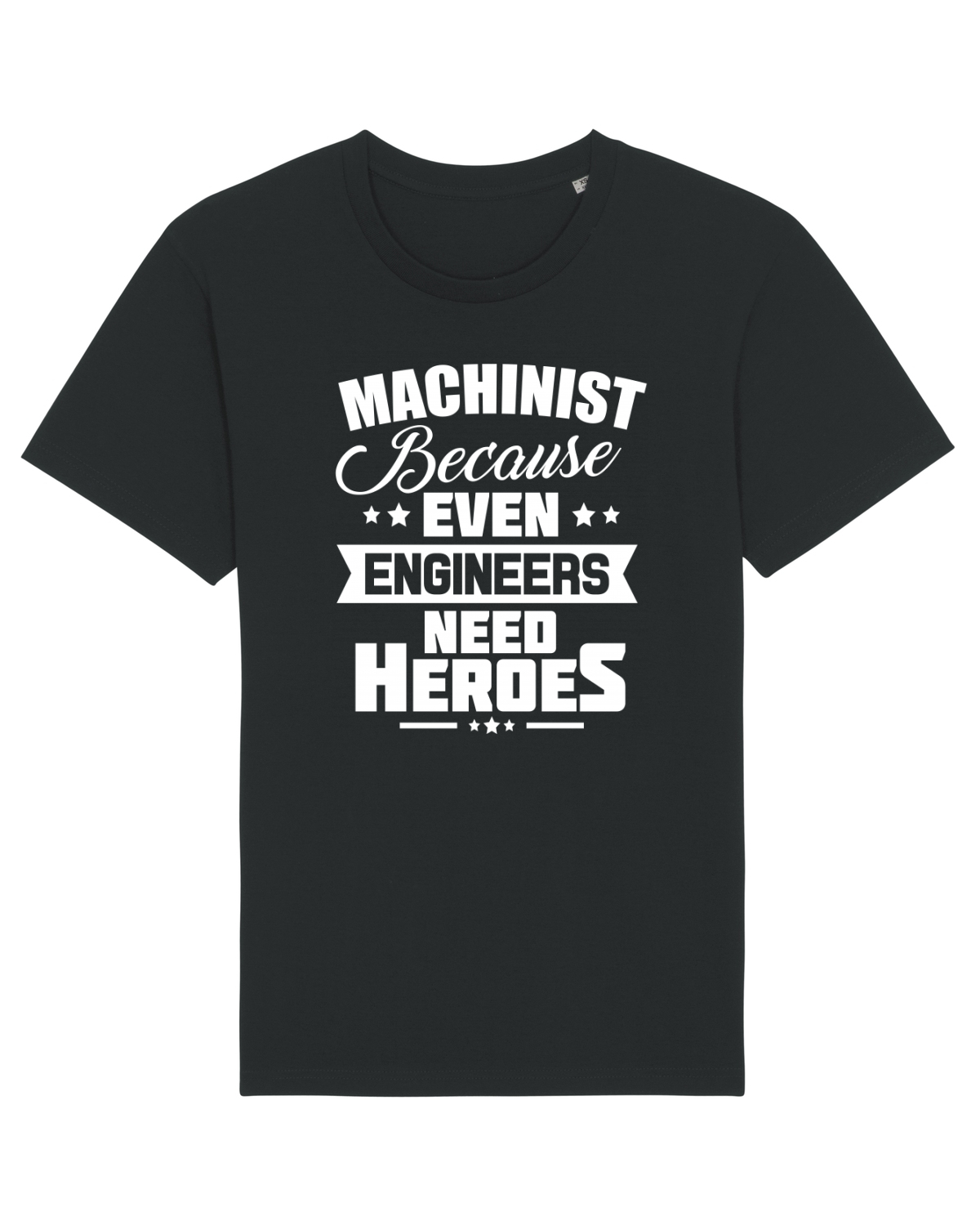 Tricou mânecă scurtă Unisex Rocker Black