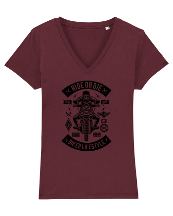 Ride or Die Lifestyle Black Burgundy