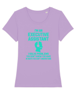 EXECUTIVE ASSISTANT Tricou mânecă scurtă guler larg fitted Damă Expresser