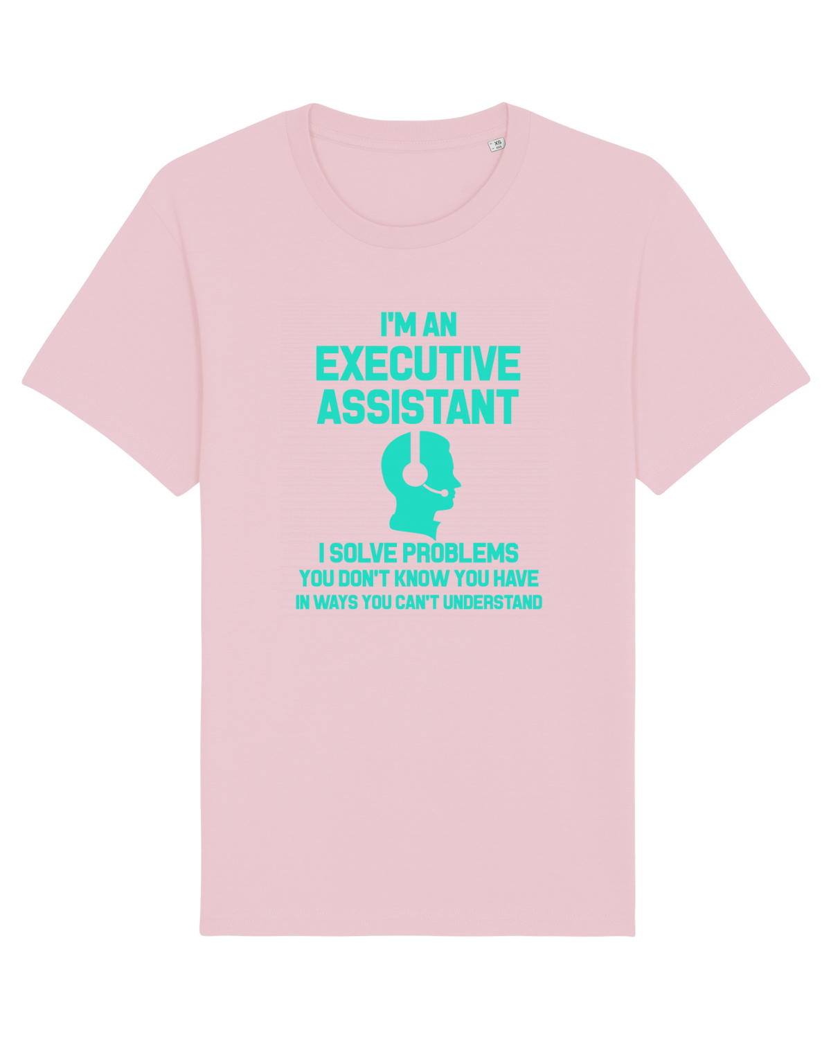 Tricou mânecă scurtă Unisex Rocker Cotton Pink