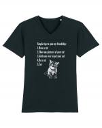 CAT Tricou mânecă scurtă guler V Bărbat Presenter