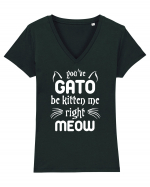 CAT Tricou mânecă scurtă guler V Damă Evoker