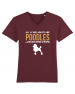 POODLES Tricou mânecă scurtă guler V Bărbat Presenter